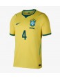 Brasilien Marquinhos #4 Heimtrikot WM 2026 Kurzarm Brasilien Marquinhos #4 Heimtrikot WM 2026 Kurzarm